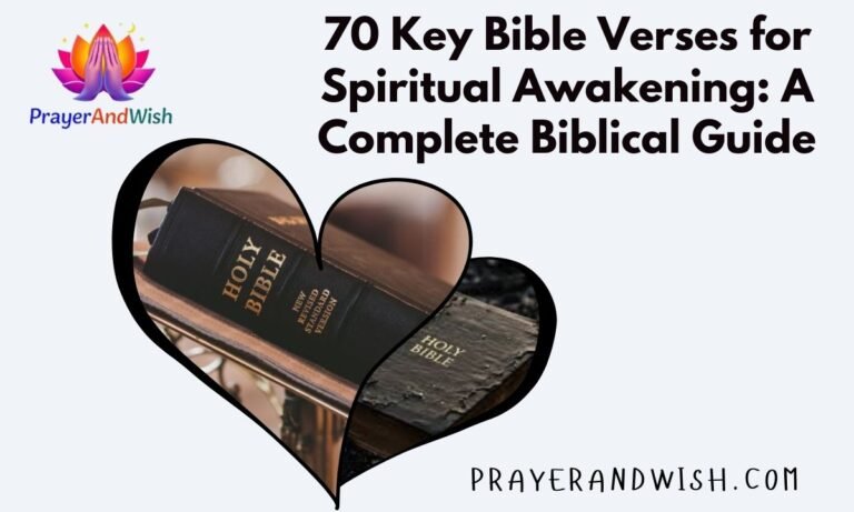 70 Key Bible Verses for Spiritual Awakening: A Complete Biblical Guide