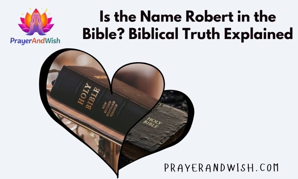 Is the Name Robert in the Bible? Biblical Truth Explained