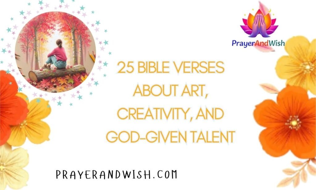 25 Bible Verses About Art, Creativity, and God-Given Talent