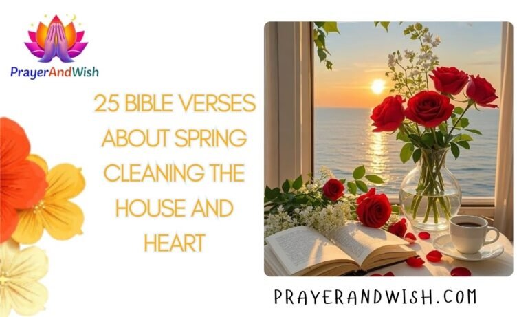 25 Bible Verses About Spring Cleaning the House and Heart