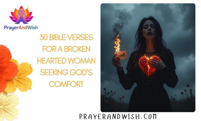 30 Bible Verses for a Brokenhearted Woman Seeking God’s Comfort