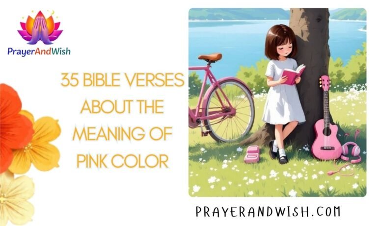 35 Bible Verses About the Meaning of Pink Color