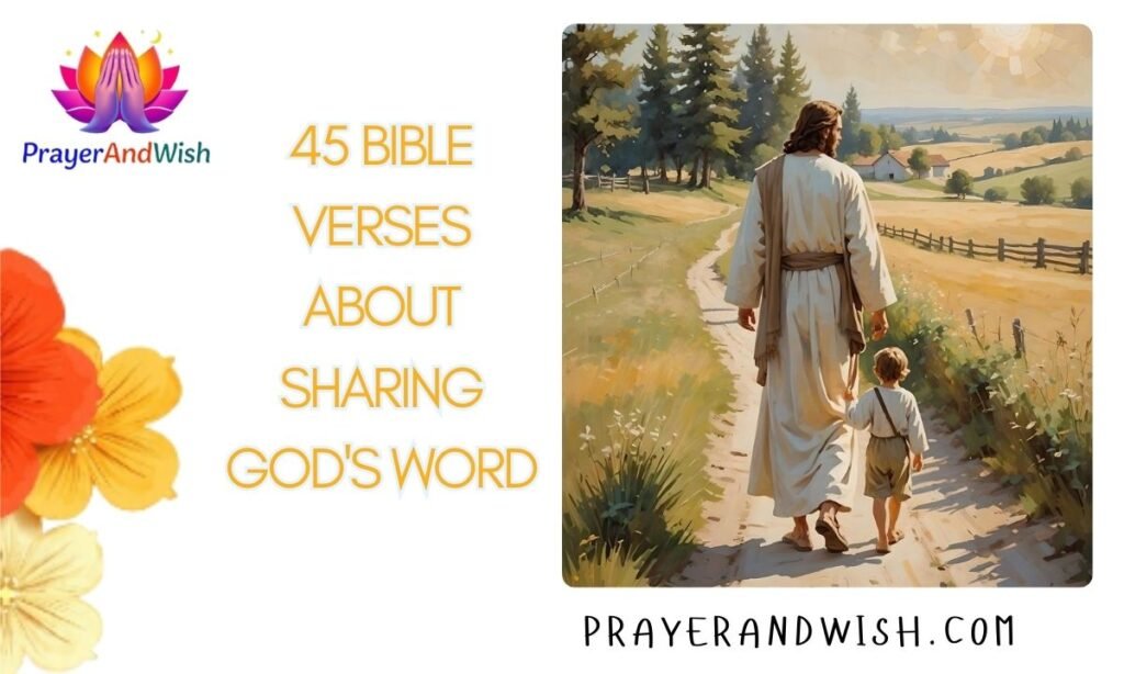 45 Bible Verses About Sharing God's Word