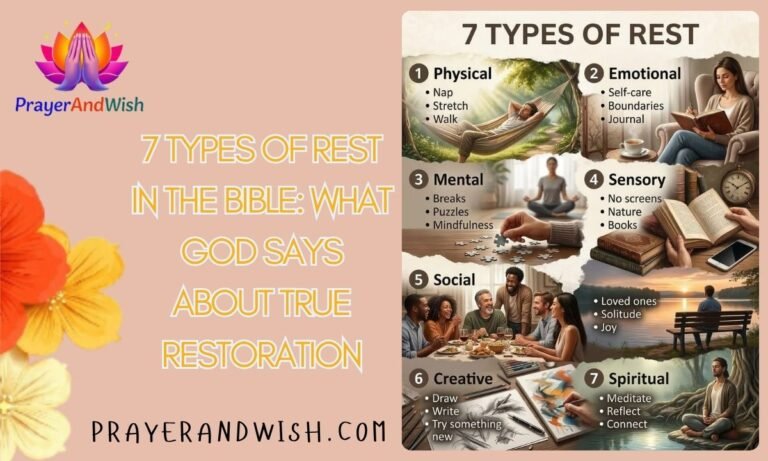 7 Types of Rest in the Bible: What God Says About True Restoration