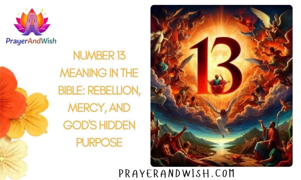 Number 13 Meaning in the Bible: Rebellion, Mercy, and God's Hidden Purpose