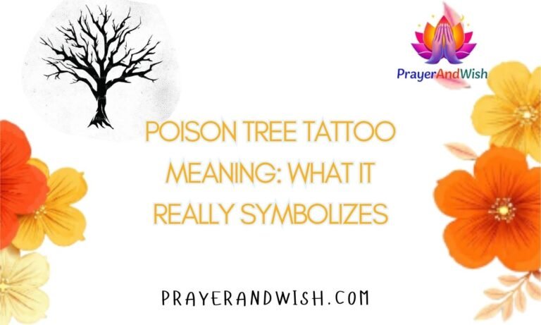 Poison Tree Tattoo Meaning: What It Really Symbolizes