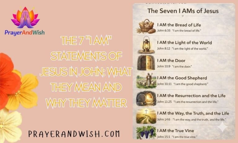 The 7 "I Am" Statements of Jesus in John: What They Mean and Why They Matter